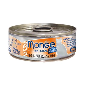 Monge Nat. Cat Ad. Pac. Tuna&Salmon 80g