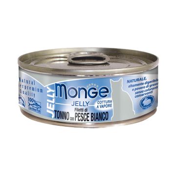 Monge Jelly Cat Ad. Tuna&Sea bream 80g