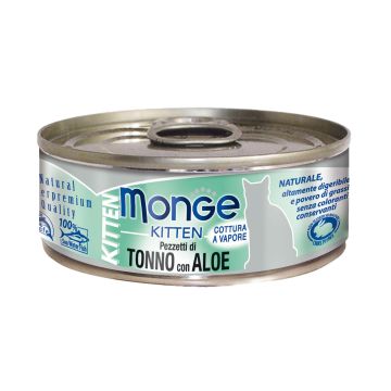 Monge Jelly Cat Kitten Tuna&Aloe 80g