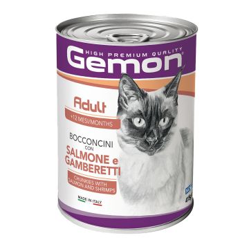 Gemon Cat Adult Salmon&Shrimps 415g