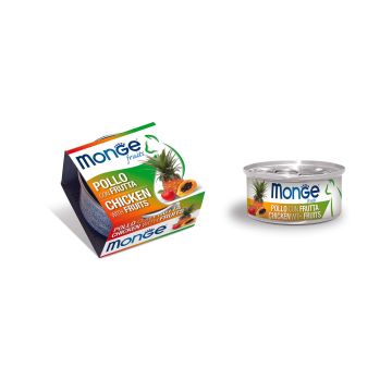 Monge Fruits Cat Chicken & Fruits 80g