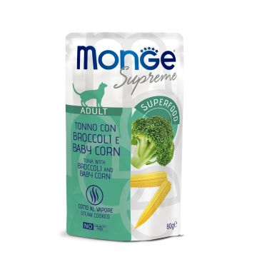 Monge Supreme Cat Tuna&Broccoli 80g