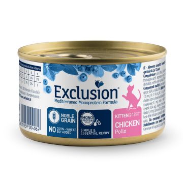 Exclusion Cat Kitten Chicken 85g