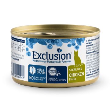 Exclusion Cat Sterilized Chicken 85g