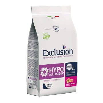 Exclusion Cat VET HYPO Pork&Potato 1,5kg