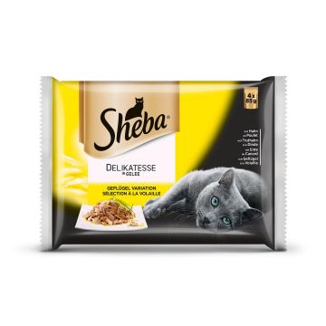Sheba Geflügel Variation Gelée 4x85g
