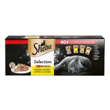 Sheba Geflügel Variation Sauce 40x85g