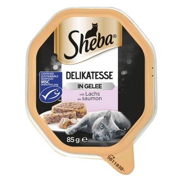Sheba Delikatesse in Gelee mit Lachs 85g