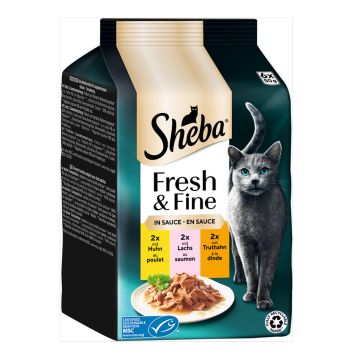 Sheba Fresh&Fine in Sauce Beutel 6x50g