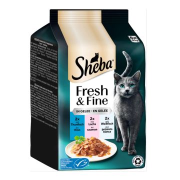 Sheba Fresh & Fine in Gelee Beutel 6x50g