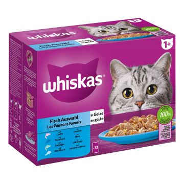 Whiskas 1+ Fisch Auswahl 12x85g