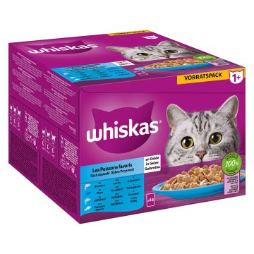 Whiskas 1+ Fisch Auswahl 24x85g
