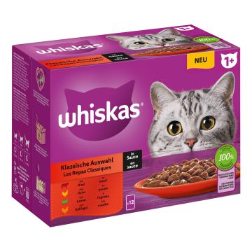 Whiskas 1+ Klassische Auswahl 12x85g