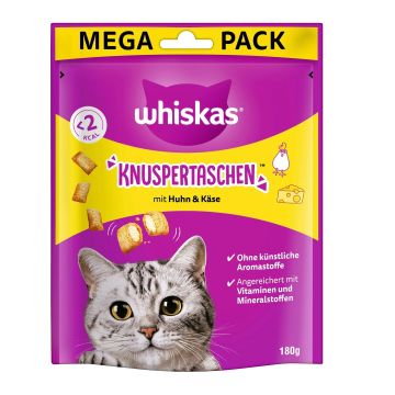 Whiskas Knuspertaschen 180g
