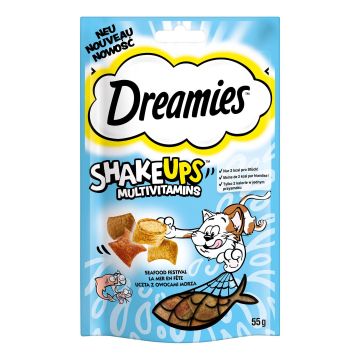 Dreamies Shake Ups Seafood 55g