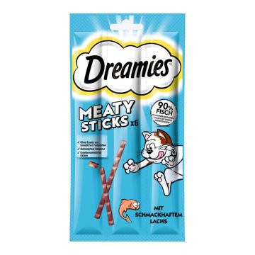 Dreamies Meaty Sticks Lachs 6x5g