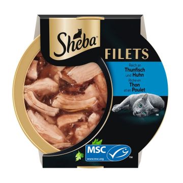 Sheba Filets Thunfisch&Huhn 60g