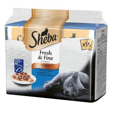 Sheba Fresh&Fine Fisch 15x50g