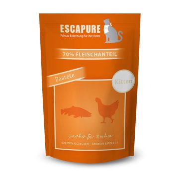 Escapure Kitten Lachs&Huhn, Beutel 100g