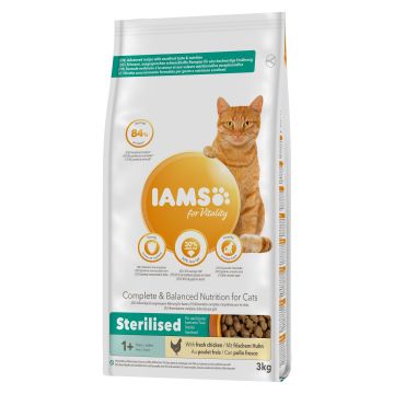 IAMS for Vitality Ad. Ster. Chick. 3kg