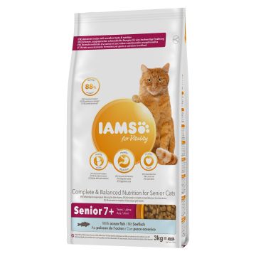 IAMS for Vitality Senior Ocean Fish 3kg
