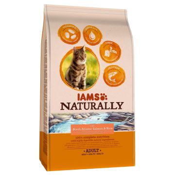 IAMS Naturally Adult NA Sal.&Rice 2.7kg