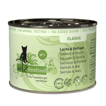 catz finefood No.05 Lachs&Geflügel 200g