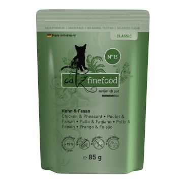 catz finefood No.15 Huhn&Fasan 85g