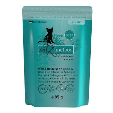 catz finefood No.21 Wild&Rotbarsch 85g