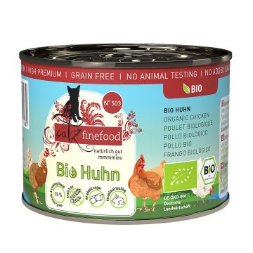 catz finefood Bio No.503 Huhn 200g