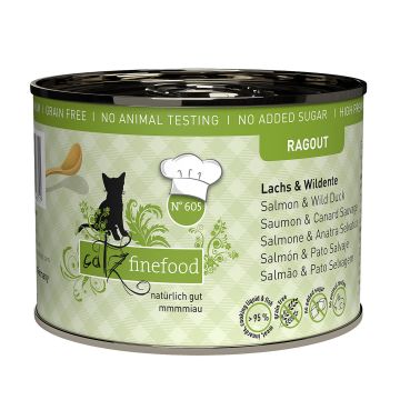 catz finefood No. 605 Lachs&Ente 180g