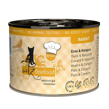 catz finefood No. 607 Känguru&Ente 180g