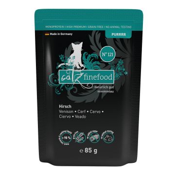 catz finefood Purrrr No.121 Hirsch 85g