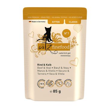 catz finefood Kitten No.07 Rind&Kalb 85g