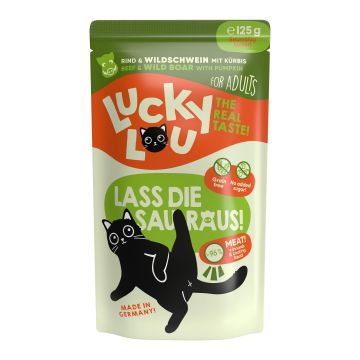 Lucky Lou Adult Rind&Wildschwein 125g