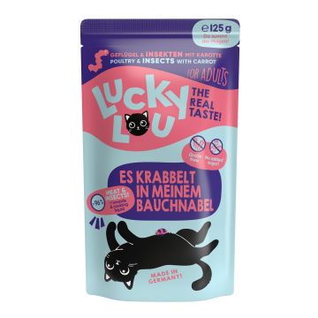 Lucky Lou Adult Geflügel&Insekten 125g