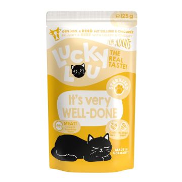 Lucky Lou Sterilized Geflügel&Rind 125g