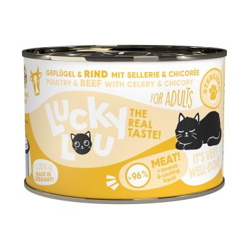 Lucky Lou Sterilized Geflügel&Rind 200g