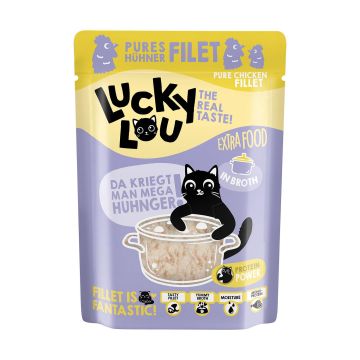 Lucky Lou Hühnerfilet in Brühe 70g