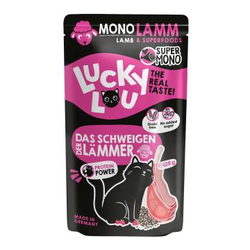 Lucky Lou SuperMono Adult Lamm 125g