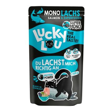 Lucky Lou SuperMono Adult Lachs 125g