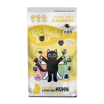 Lucky Lou Kitten Geflügel&Huhn 340g