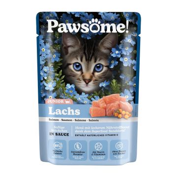 Pawsome Junior Lachs 85g