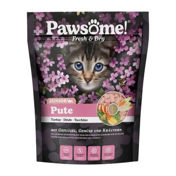 Pawsome Fresh&Dry Junior Pute 750g